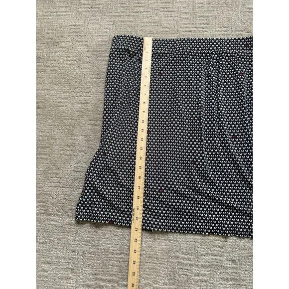 J Jill Wearever Collection Knit Skirt Women's Large Black Pull-On Stretch Career - Picture 4 of 7